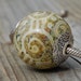 Primitive Stone Raku - Silver Cored 'n Capped K O Lampwork Big Hole Bead for Add A Bead Chains