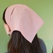 COTTON triangle SCARF headcovering hair covering head wrap veil band headband bandana