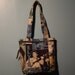 SMALL TOTE BAG Elvis King of Rock 'n' Roll Print Purse Handbag blue