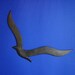 Vintage Brass Bird Dove Wall Hang