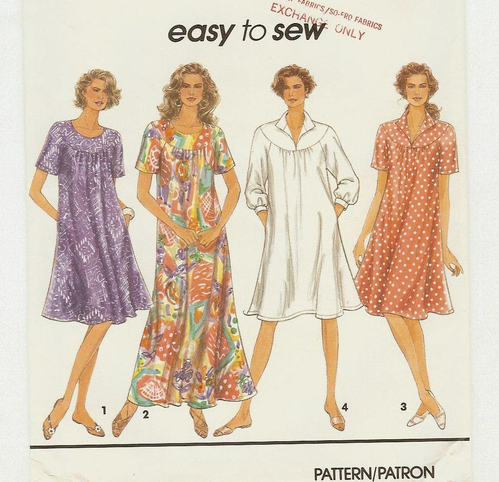 Muumuu Style Dress Pattern By Simplicity 8281 In By Feltsewcrafty