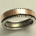 RESERVED for KELLEY- Engraving fee -Men's Wedding band, sterling silver band, meditation band, rose gold band, spinner ring, - Love story