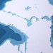 Seattle - 8 x 10 layered papercut art in your choice of colors