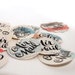 Hand Lettered Air Mail Envelope Seals