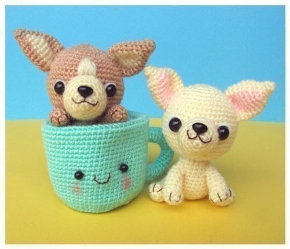 for teacup patterns crochet dogs PDF by Chihuahua on Puppy Cup Etsy Crochet Pattern jaravee Tea