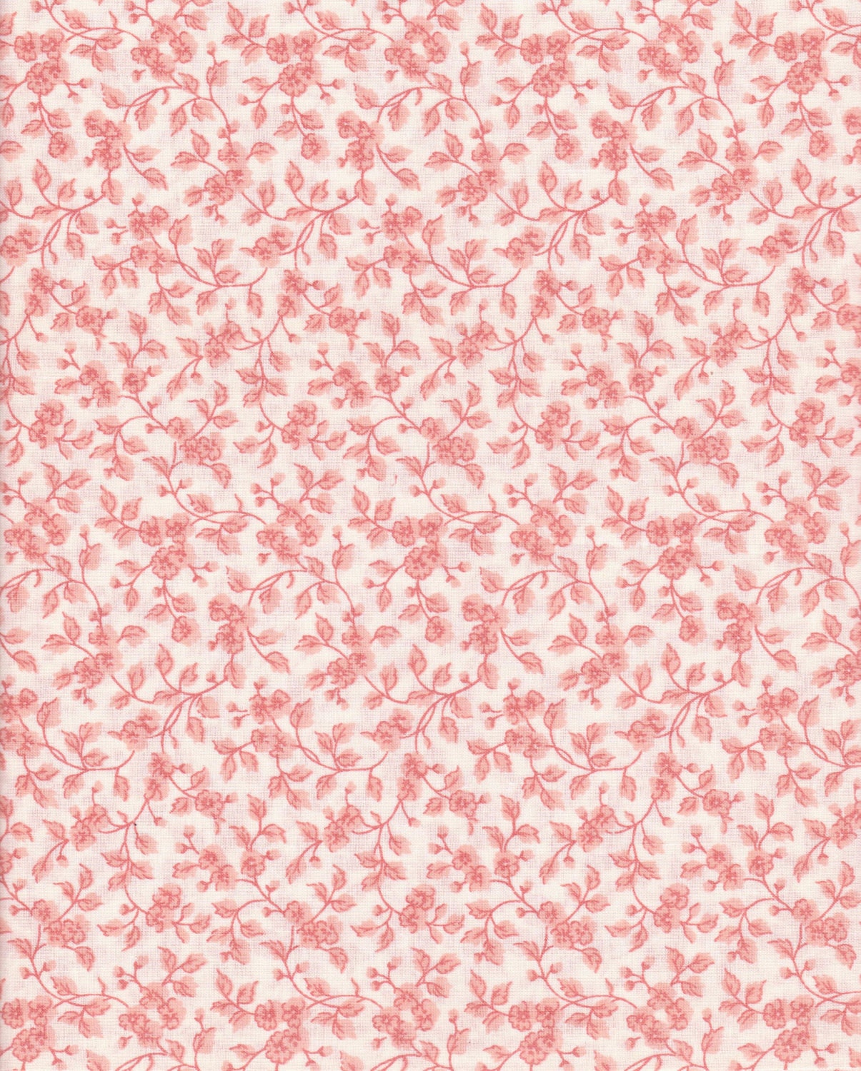 Peach Floral Vine Design Fabric 1 Yard by FabricOdyssey on Etsy