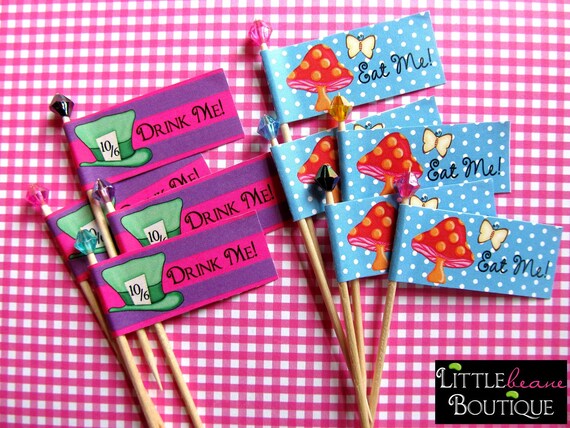 PRINTABLE Cupcake Flags Cupcake Toppers My by LittlebeaneBoutique
