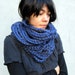 Tall Cloud Cowl, in blue