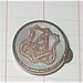 Vintage 20s Masonic Button MOP and Gold Emblem - Members Only Lapel Clip Free Masons