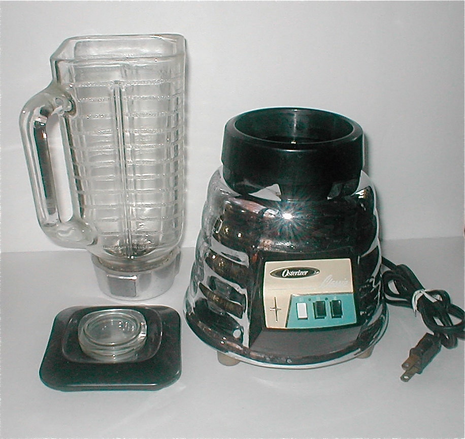 Vintage Oster Beehive Blender Chrome Body with Glass Pitcher
