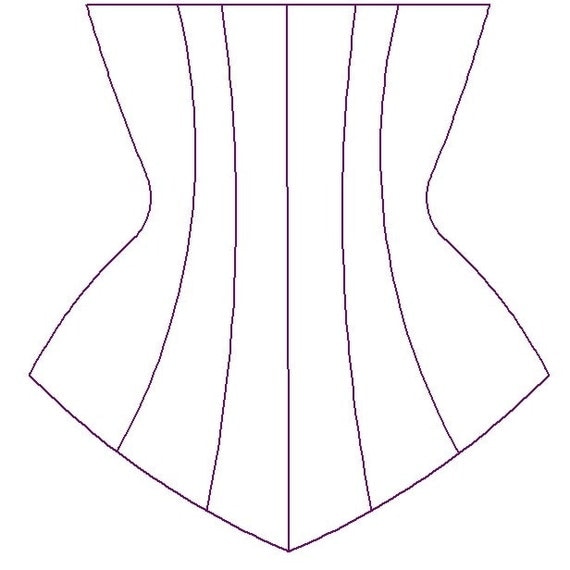 Sewing Pattern Underbust Corset | pdf sewing pattern for custom underbust corset Sewing Pattern Underbust Corset | pdf sewing pattern for custom underbust corset