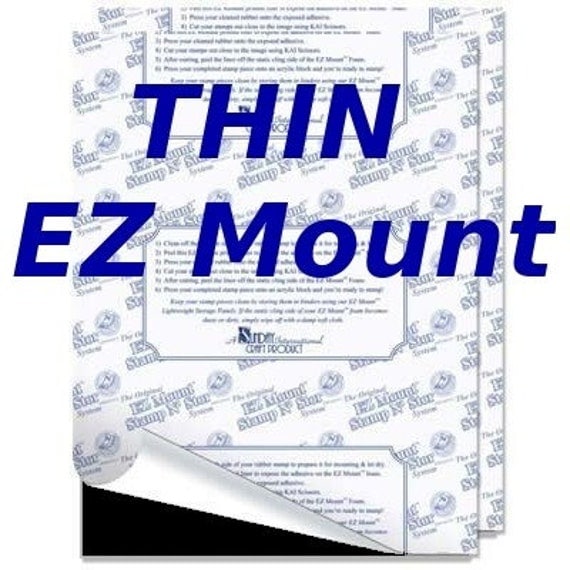 Stamp mounting foam. THIN EZ Mount Rubber Stamp cling mounting