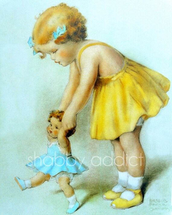 Vintage Nursery Print Nursery Wall Art Art for Nursery