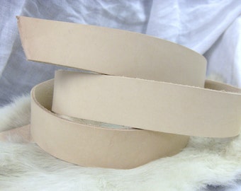Natural Tooling Leather Strap 1.5 Wide DIY