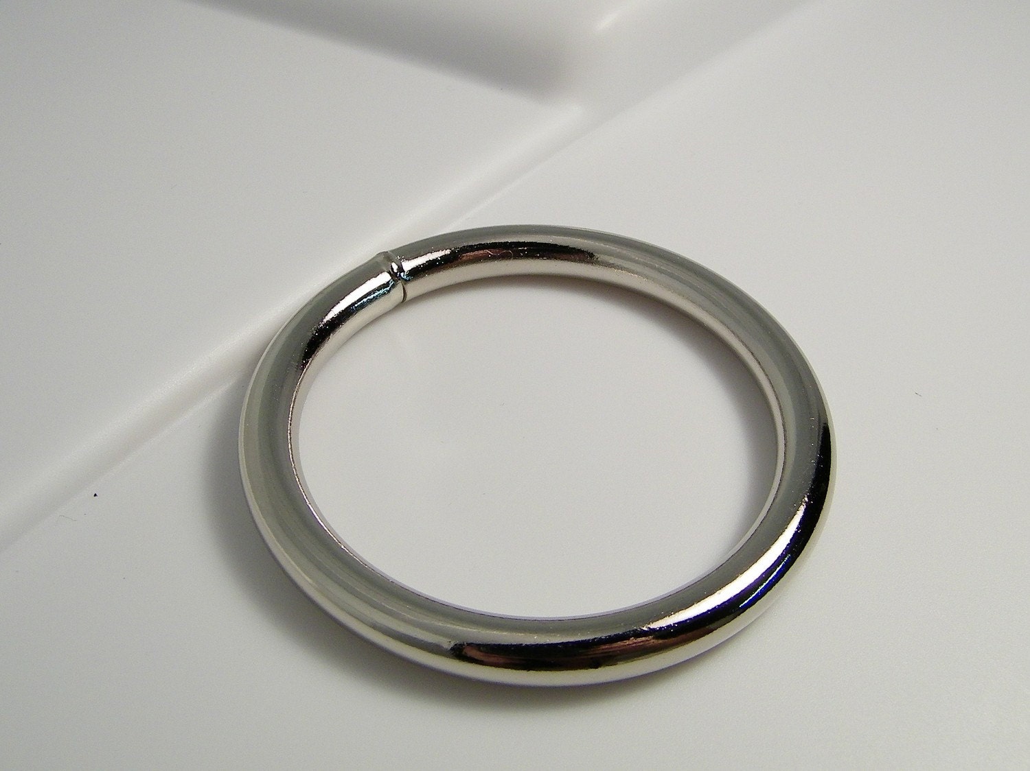 O Rings 1 1/2 Welded Nickel Plated Package of 2