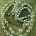 The Wedding Pearls, Vintage White Faux Pearls with AB Crystals