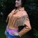 Vintage Leather Fringe Jacket