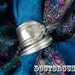 Sterling Silver Plated Spiral Spoon Ring - Recycled Silverware Jewelry Creations by Doctorgus