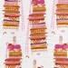 New Heather Ross Princess and the Pea Pink Far, Far Away 1\/2 Yard Japanese Import