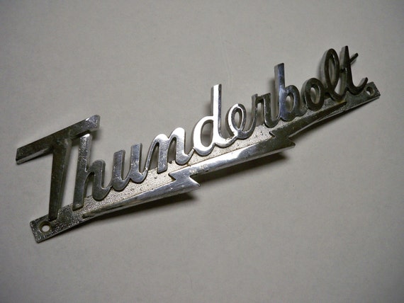 Ford thunderbolt emblem #7