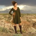 Wool Drawstring Wrap Dress/Jacket (organic merino wool)