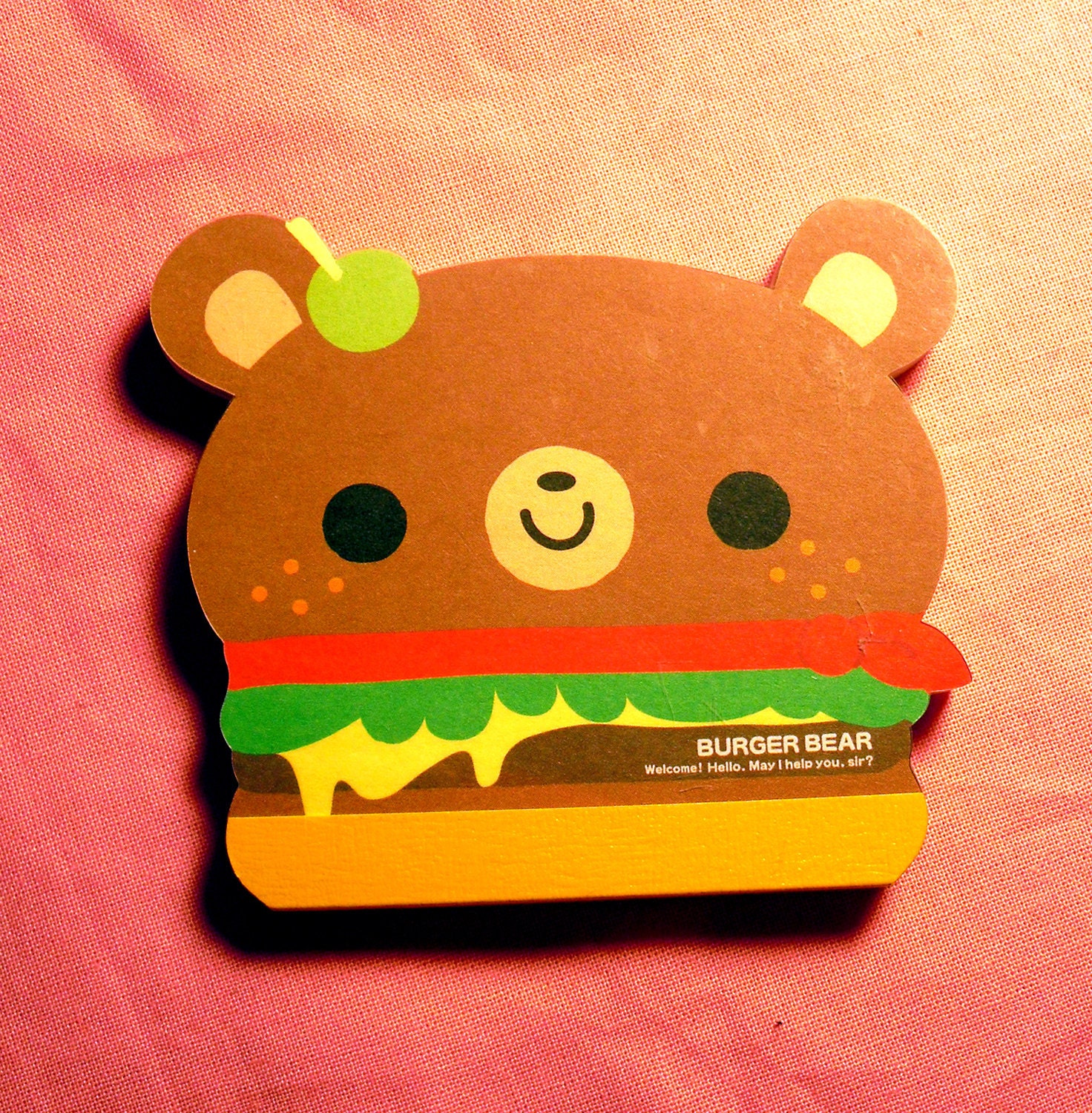 burger bear plush