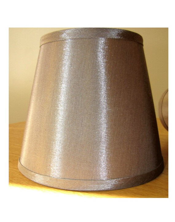 5 Satin Champagne Candelabra Clipon Lamp Shades Mini Shades