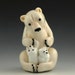Arctic Madonna Lampwork Sculpture