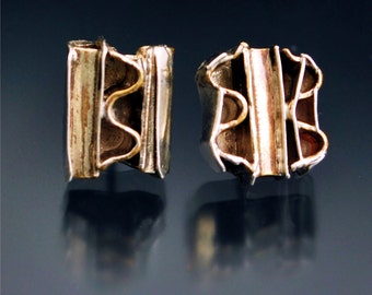 Corrugated Life Little Earrings