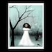 Clearance - I Will Be Your Light --- Melancholy Girl -- 8 x 10 Inch Art Print