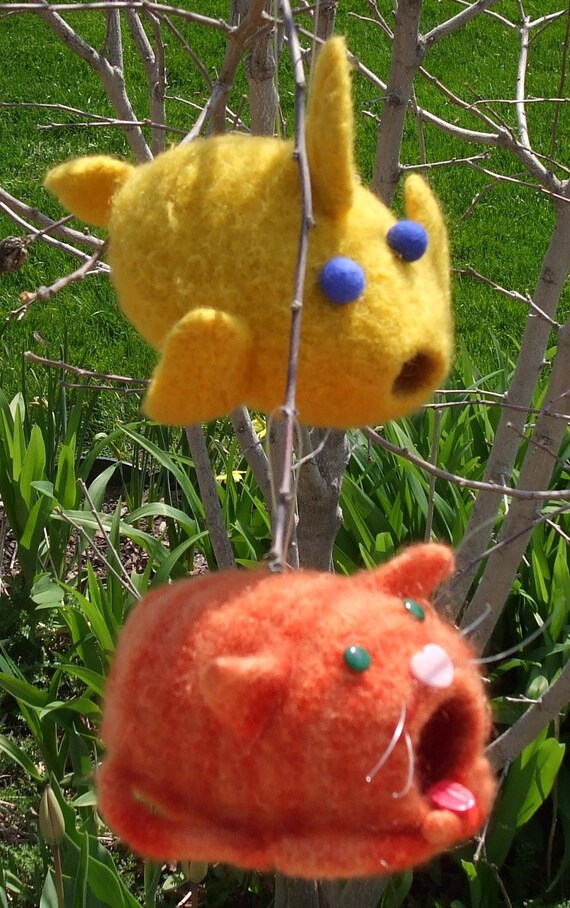 Felted Birdhouse Pattern Knit