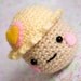 Amigurumi Lemon Yellow Cupcake