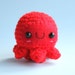 Amigurumi Red Octopuss Squishling