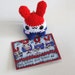 Reserved for Erda - Amigurumi RWB Bunny Yumling Keyring