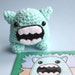 Amigurumi Mint Green Monster Yumling