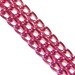 Watermelon Pink 1.8mm Anodized Aluminum Curb Chain (6 Foot Pre-cut Length)