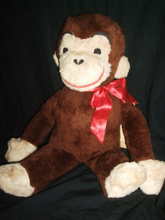 old curious george stuffed animal