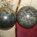 Vintage Black Marble Balls