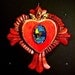 The Sacred Heart Chicken Loteria Inspired