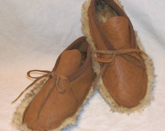 custom made leather moccasins