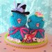 FREE SHIPPING in USA OOAK Handmade BlueBirds Wedding cake Topper Now On SALE