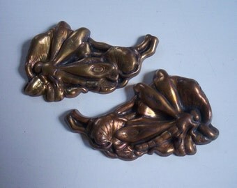 Sale Vintage Brass Dragonfly Stamping Set