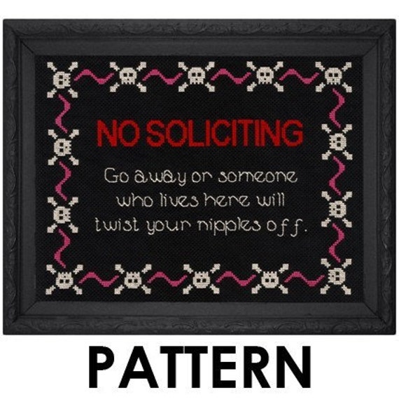 no soliciting sign pdf