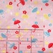 Little Umbrellas Print Pink Fat Quarter