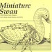 Vintage Canadian Goose and Gosling Crochet Booklet-OOP and free swan pattern