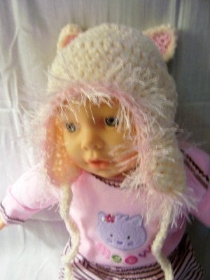 Baby Ear Flap Hat | Free Crochet Pattern - CrochetN'Crafts | Free