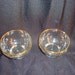 Glass Serving Bowls with Gold Trim