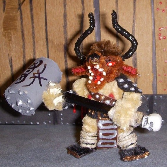 mini minotaur plush