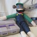 Luigi Mario sock monkey