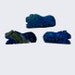 Lapis Lazuli Bead Packet: Three Hand Carved Lions, LBP1